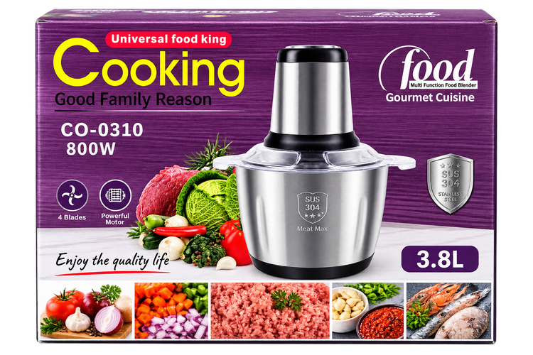 خردکن کوکینگ مدل CO-0310 ظرفیت ۳.۸ لیتر