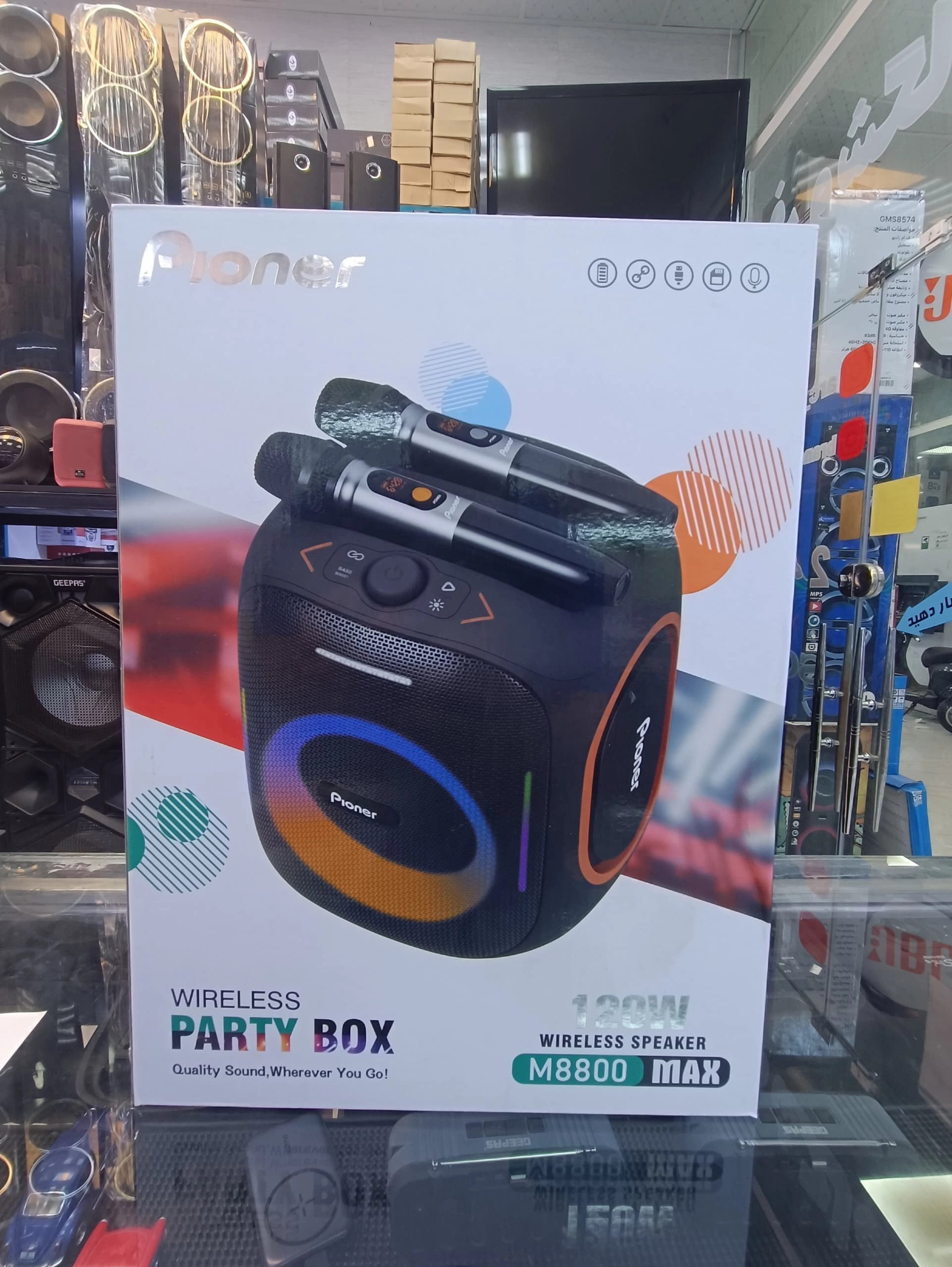 اسپیکر بلوتوثی قابل حمل پایونر مدل M8800