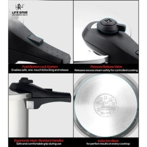 زودپز لایف اسمایل مدل ZDS-2-6L ظرفیت ۶ لیتر
