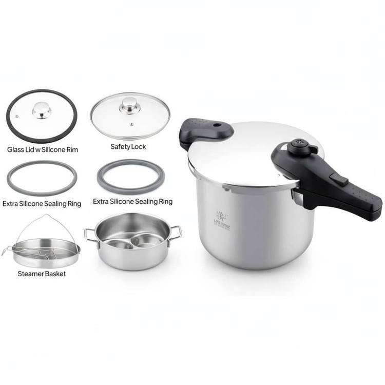 زودپز 8 لیتر لایف اسمایلZDS-2-8L