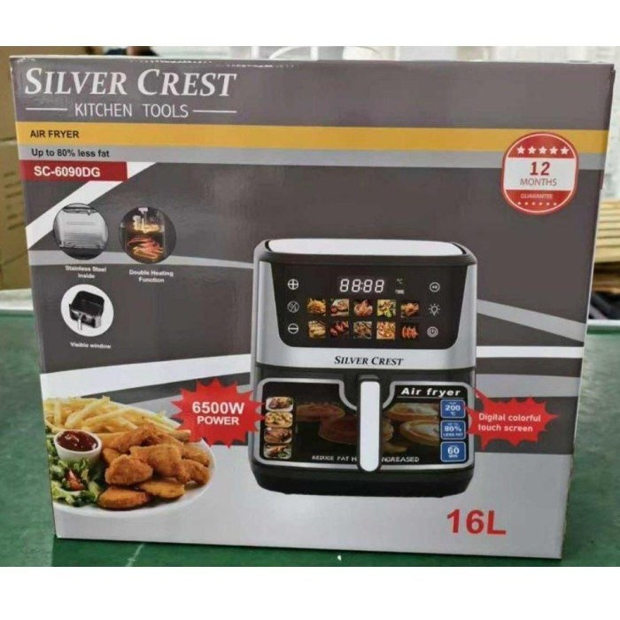 سرخ کن بدون روغن سیلور کرست SC - 6090 - 16L